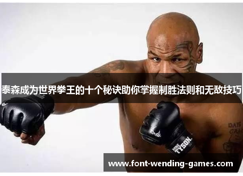 泰森成为世界拳王的十个秘诀助你掌握制胜法则和无敌技巧