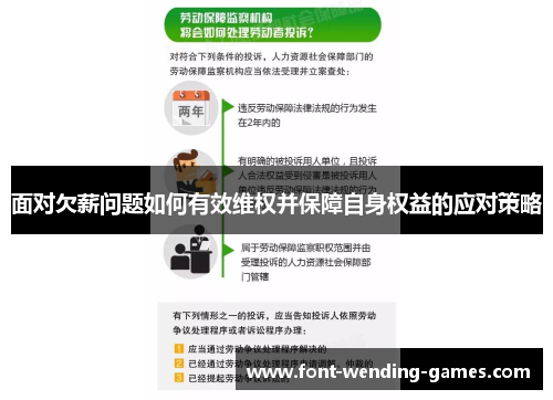 面对欠薪问题如何有效维权并保障自身权益的应对策略