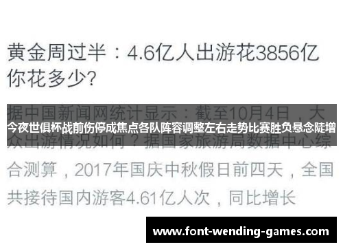 今夜世俱杯战前伤停成焦点各队阵容调整左右走势比赛胜负悬念陡增