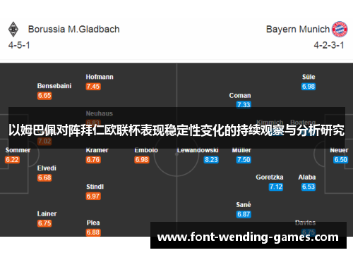 以姆巴佩对阵拜仁欧联杯表现稳定性变化的持续观察与分析研究
